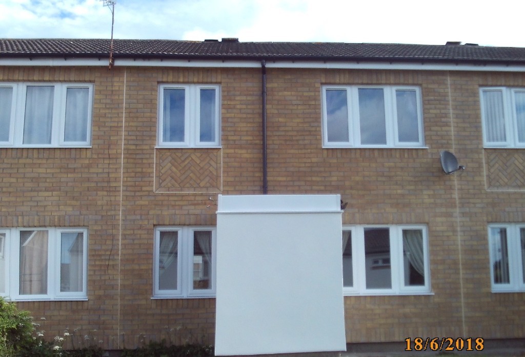 Cramlington house after silicone-render EWI